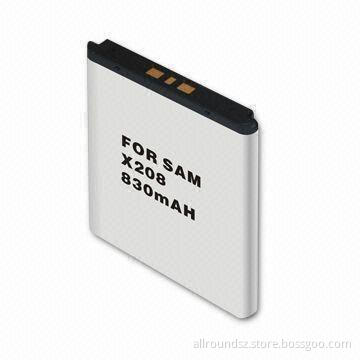 Mobile Phone Battery with 830mAh Capacity and Double IC Protector